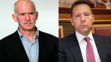 Τηλεφωνική επικοινωνία Στουρνάρα με Παπανδρέου