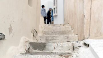 Δείτε φωτογραφίες από το σημείο που τραυματίστηκαν επτά τουρίστες στη Σαντορίνη