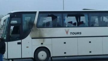 Επίθεση με πέτρες σε πούλμαν με οπαδούς  του ΠΑΟΚ 