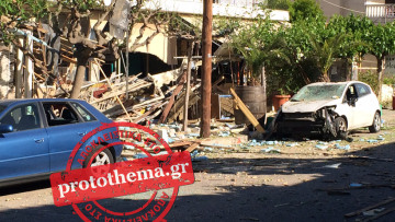 Ισχυρή έκρηξη ισοπέδωσε εστιατόριο στη Νέα Ερυθραία