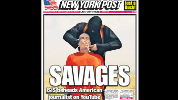 Σοκάρει το εξώφυλλο της New York Post για τον δημοσιογράφο που αποκεφαλίστηκε