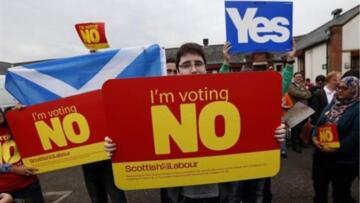 Προηγείται εκ νέου το «όχι» στη Σκωτία