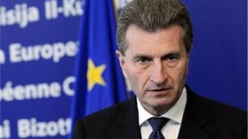 Έκκληση Έτινγκερ προς Ρωσία να μη χρησιμοποιήσει ως «όπλο» το φυσικό αέριο