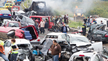 Νταλίκα «έσπειρε» το θάνατο στην Εγνατία Οδό - Πέντε νεκροί σε καραμπόλα 40 ΙΧ