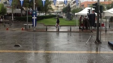 Ρέθυμνο: Ματαιώθηκε η παρέλαση λόγω βροχής