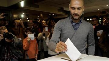 Καταλονία: Και ο Γκουαρντιόλα στις κάλπες για το άτυπο δημοψήφισμα 