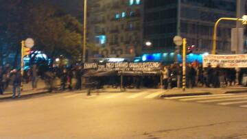 Θεσσαλονίκη: Ένταση στην πορεία για το Πολυτεχνείο