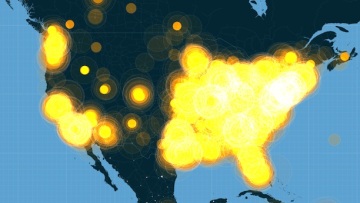 Δείτε σε διαδραστικό γράφημα την «έκρηξη» του twitter στο #Ferguson