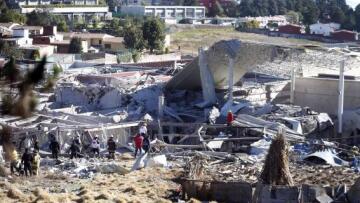 Δείτε τη στιγμή της τρομακτικής έκρηξης που ισοπέδωσε μαιευτήριο στο Μεξικό