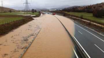 Κοζάνη: Κλειστή η Εγνατία Οδός - Πλημμύρισε λόγω της έντονης βροχόπτωσης