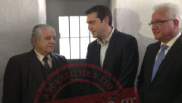 Λευκωσία: Δείτε τον Αλέξη Τσίπρα στα Φυλακισμένα Μνήματα