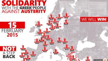 Συγκεντρώσεις συμπαράστασης στην Ελλάδα σε όλη την Ευρώπη