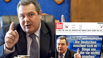 Ξέσπασμα Καμμένου στην Bild: Ο Σόιμπλε μας κάνει ψυχολογικό πόλεμο