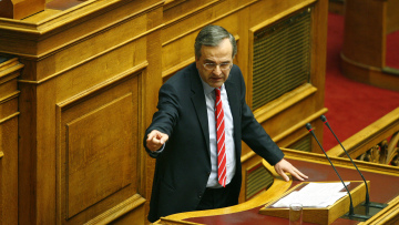 Σαμαράς: Ηρθαμε να συζητήσουμε για τη διαπραγμάτευση και για συναίνεση και εισπράξαμε ύβρεις 