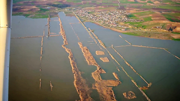 Βίντεο: Σε κίνδυνο από τις πλημμύρες δέκα χωριά στις Σέρρες