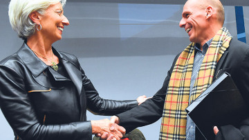 Στην Ουάσιγκτον σήμερα ο Βαρουφάκης για έκτακτη συνάντηση με τη Λαγκάρντ