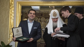 Συνάντηση Τσίπρα με τον Πατριάρχη Μόσχας Κύριλλο 