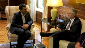 Συνάντησεις Κρούγκμαν με Τσίπρα και Παυλόπουλο