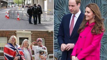 Θαυμαστές της Κέιτ Μίντλετον «στρατοπεδεύουν» έξω από το νοσοκομείο που θα γεννήσει!