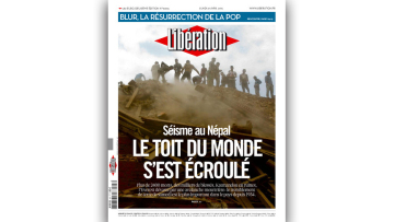 Συγκλονιστικό πρωτοσέλιδο Liberation για Νεπάλ: «Η στέγη του κόσμου κατέρρευσε»!