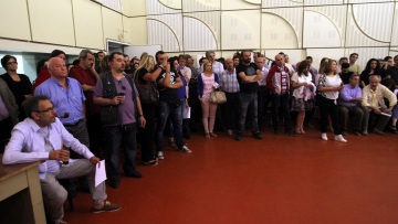 Πρώτη γνωριμία Τσακνή με εργαζομένους της πρώην ΕΡΤ και της ΝΕΡΙΤ