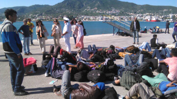 Τραυματίας λιμενικός στην Μυτιλήνη από εξέγερση μεταναστών