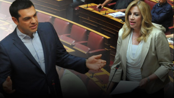 Τσίπρας: Λέτε σαχλαμάρες - Φώφη: Συνυπήρχατε απλά με το κόμμα της δραχμής;