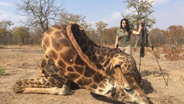 Σάλος: Λογίστρια ποζάρει στο Facebook με τα άγρια ζώα που έχει σκοτώσει!