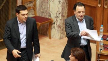 Τσίπρας: Να σε λέω "πρόεδρο"; Λαφαζάνης: Λέγε με "Παναγιώτη"