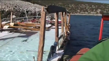 Συγκλονιστικά βίντεο από το ναυάγιο στο Φαρμακονήσι