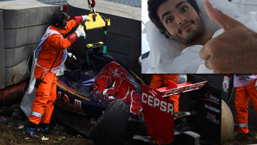 Χωρίς γρατζουνιά ο Σάινθ μετά το σοκαριστικό ατύχημα στο Σότσι