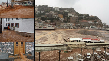 «Βιβλική» καταστροφή από την κακοκαιρία στην Ύδρα - Δείτε βίντεο 