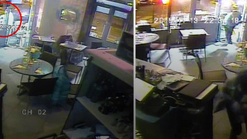 Βίντεο-σοκ: Η στιγμή της επίθεσης τρομοκράτη σε εστιατόριο στο Παρίσι