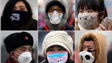 Πεκίνο: Οι μάσκες προστασίας από την ατμοσφαιρική μόλυνση γίνονται αξεσουάρ μόδας 