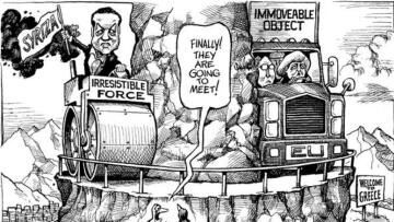 Ελληνικό σκίτσο στο top 10 του Economist: Η πολιτική ανωριμότητα του ΣΥΡΙΖΑ «γονάτισε» την Ελλάδα