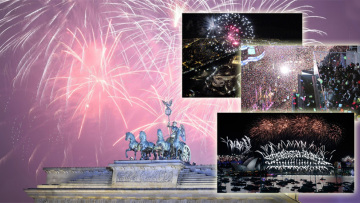 Καλή Χρονιά! Με φαντασμαγορικά σόου ο κόσμος «ξόρκισε» το φόβο της τρομοκρατίας