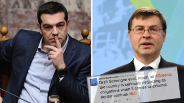 Η Κομισιόν μας απειλεί με έξοδο από την Σένγκεν - Επίθεση Τσίπρα κατά Βρυξελλών