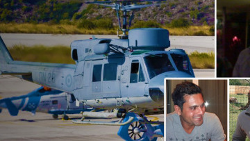 Ο συγκυβερνήτης μπήκε τελευταία στιγμή στο ελικόπτερο