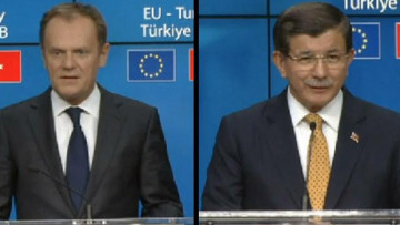 Τουσκ: Αποκλείονται οι μαζικές απελάσεις - Νταβούτογλου: Τουρκία και ΕΕ έχουν κοινό μέλλον