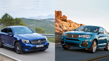 Mercedes GLC Coupe AMG εναντίον BMW X4 M40i