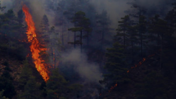 Στα εναέρια μέσα η ελπίδα κατά της φωτιάς στην Κύπρο