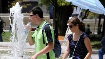 Έως 37 βαθμούς η θερμοκρασία την Δευτέρα – Στα 7 μποφόρ οι άνεμοι 