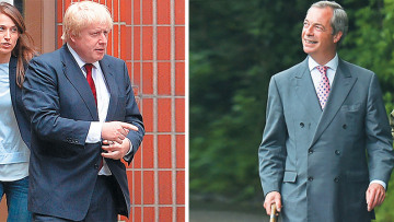 Νάιτζελ Φάρατζ - Μπόρις Τζόνσον: Τα πρωτοπαλίκαρα του «Leave»... έφυγαν!