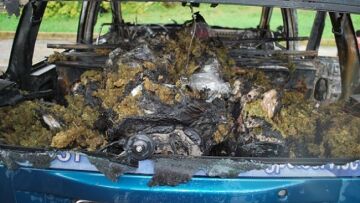 Θεσπρωτία: Πολωνός μεταφορέας προσπάθησε να κάψει 83 κιλά χασίς