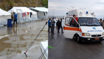 Χίος: Άγριες συμπλοκές προσφύγων με καδρόνια και μαδέρια στη Σούδα