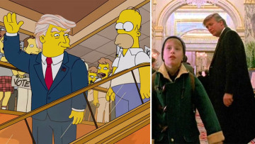 Όταν ο Τραμπ διαφήμιζε την Pizza Hut και... έπαιζε στους Simpsons και στο «Μόνος στο Σπίτι»!