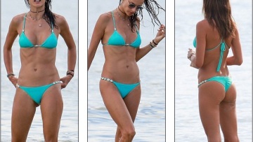 Alessandra Ambrosio: Κοιλιακοί φέτες και μικροσκοπικό μπικίνι!