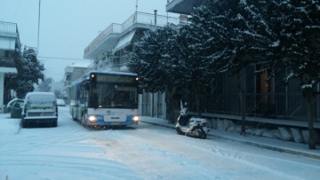 Με -14 βαθμούς «ξύπνησε» η Λάρισα 