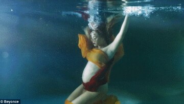 Η Beyonce έκανε και υποβρύχια φωτογράφιση για την εγκυμοσύνη της
