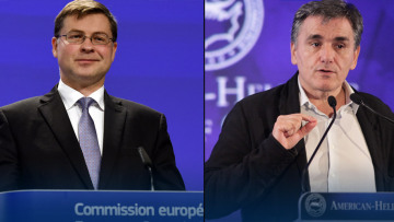 Ντομπρόβσκις: Προχωρήστε γρήγορα -Τσακαλώτος: Δεν έχω λευκή επιταγή 